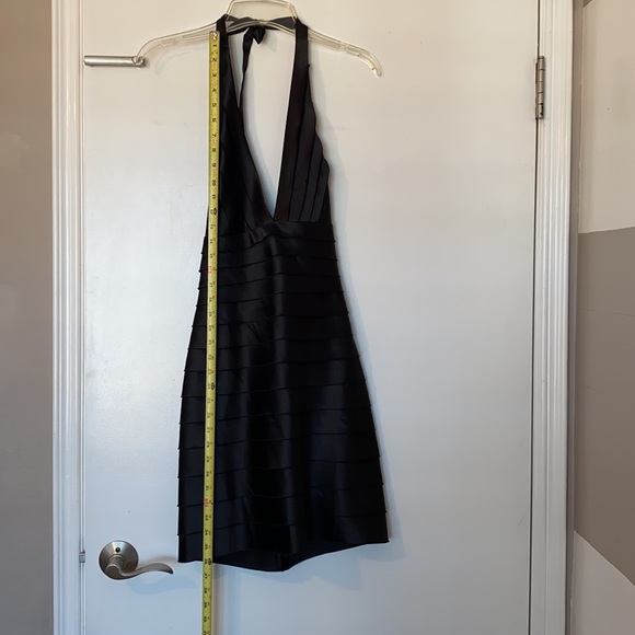 BCBG MaxAzria Black Cocktail Mini Dress - Picture 6 of 7